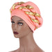 Wholesale space layer two-color sequined twist turban hat JDC-FH-QD004 Fashionhat 群德 Wholesale Jewelry JoyasDeChina Joyas De China
