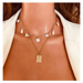 Wholesale special-shaped pearl double alloy necklaces JDC-NE-TC216 necklaces JoyasDeChina Wholesale Jewelry JoyasDeChina Joyas De China