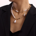 Wholesale special-shaped pearl pendant alloy necklaces JDC-NE-ZW016 necklaces JoyasDeChina Wholesale Jewelry JoyasDeChina Joyas De China