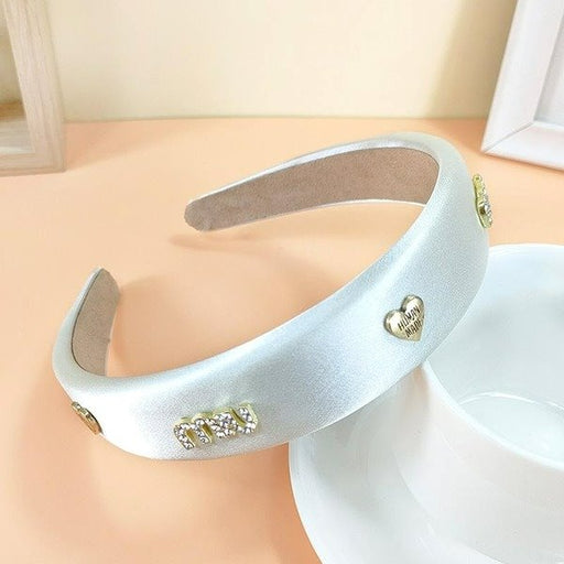 Wholesale sponge alloy headband JDC-HD-O296 Headband 潮炫 white Wholesale Jewelry JoyasDeChina Joyas De China