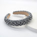 Wholesale sponge fabric crystal headband JDC-HD-Yul015 Headband 雨灵 silver Wholesale Jewelry JoyasDeChina Joyas De China