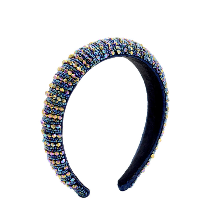 Wholesale sponge fabric crystal headband JDC-HD-Yul045 Headband 雨灵 Wholesale Jewelry JoyasDeChina Joyas De China