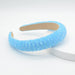 Wholesale sponge fabric crystal headband JDC-HD-Yul045 Headband 雨灵 blue Wholesale Jewelry JoyasDeChina Joyas De China