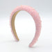 Wholesale Sponge Flannel Crystal Headband JDC-HD-Yul009 Headband 雨灵 pink Wholesale Jewelry JoyasDeChina Joyas De China