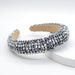 Wholesale sponge flannel crystal headband JDC-HD-Yul035 Headband 雨灵 silver Wholesale Jewelry JoyasDeChina Joyas De China