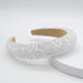Wholesale sponge flannel crystal headband JDC-HD-Yul035 Headband 雨灵 white Wholesale Jewelry JoyasDeChina Joyas De China