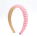 Wholesale sponge flannel pearl headband JDC-HD-Yul034 Headband 雨灵 pink Wholesale Jewelry JoyasDeChina Joyas De China