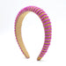 Wholesale sponge flannel pearl headband JDC-HD-Yul034 Headband 雨灵 purple Wholesale Jewelry JoyasDeChina Joyas De China