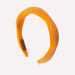 Wholesale sponge headband curved full drill JDC-HD-O204 Headband JoyasDeChina Orange wavy sponge perm drill hoops Wholesale Jewelry JoyasDeChina Joyas De China
