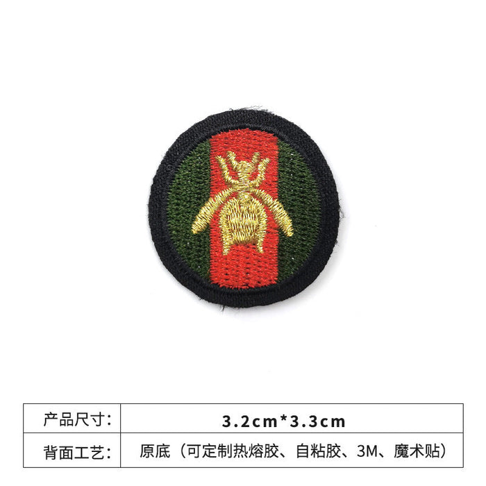 Wholesale spot Cloth Patch Badge bee embroidery JDC-ER-XF028 embroidery JoyasDeChina Bee small Wholesale Jewelry JoyasDeChina Joyas De China