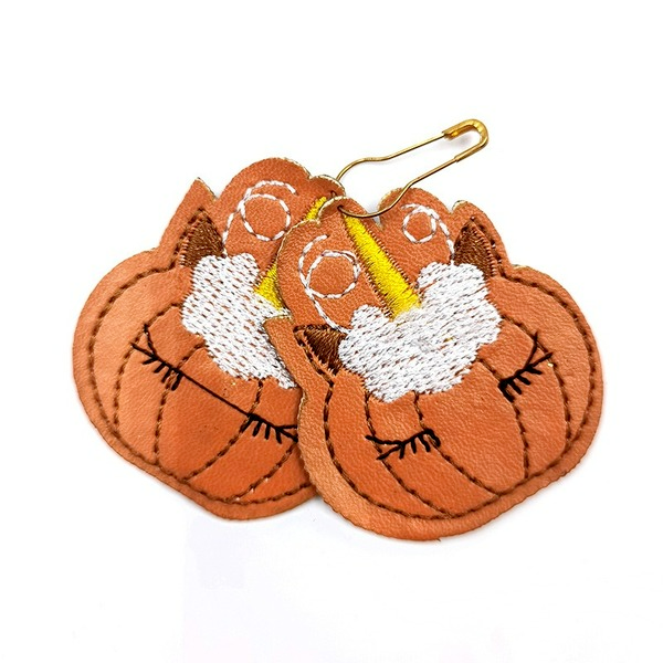 Wholesale spot lovely embroidery pumpkin cloth paste embroidery JDC-ER-XF030 embroidery JoyasDeChina Wholesale Jewelry JoyasDeChina Joyas De China