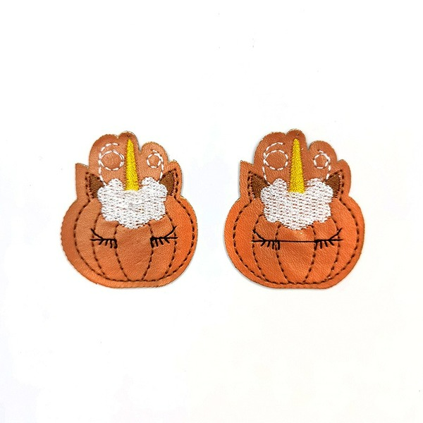 Wholesale spot lovely embroidery pumpkin cloth paste embroidery JDC-ER-XF030 embroidery JoyasDeChina Wholesale Jewelry JoyasDeChina Joyas De China