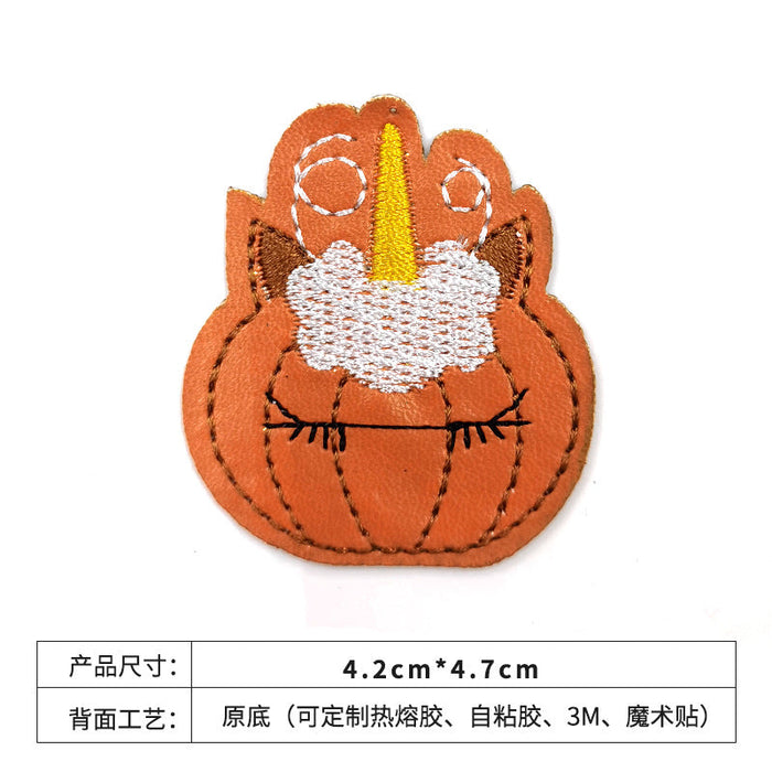 Wholesale spot lovely embroidery pumpkin cloth paste embroidery JDC-ER-XF030 embroidery JoyasDeChina Pumpkin Wholesale Jewelry JoyasDeChina Joyas De China