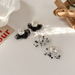 Wholesale square pearl color diamond earrings JDC-ES-MS189 Earrings JoyasDeChina Wholesale Jewelry JoyasDeChina Joyas De China