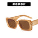Wholesale square resin lens sunglasses JDC-SG-GSKD036 Sunglasses JoyasDeChina Jelly brown As shown Wholesale Jewelry JoyasDeChina Joyas De China