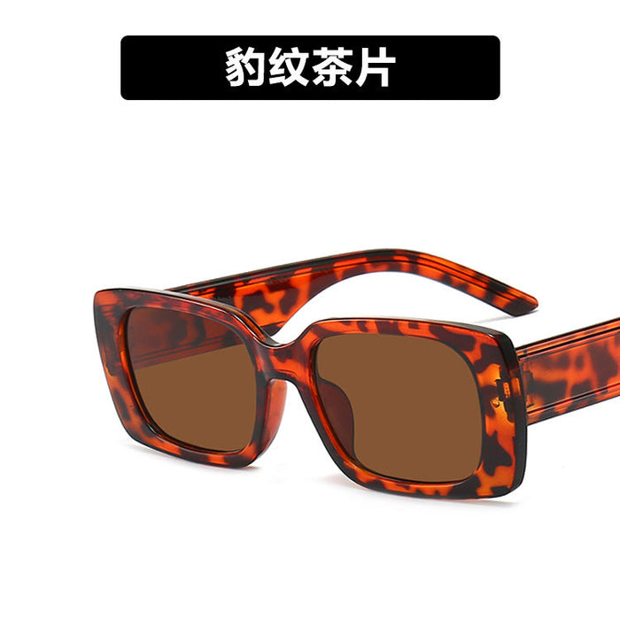 Wholesale square resin lens sunglasses JDC-SG-GSKD036 Sunglasses JoyasDeChina leopard As shown Wholesale Jewelry JoyasDeChina Joyas De China