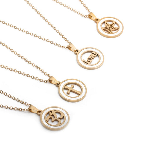 Wholesale Stainless Steel 3D Cross Necklace JDC-NE-ChanX001 Necklaces 昌鑫 Wholesale Jewelry JoyasDeChina Joyas De China