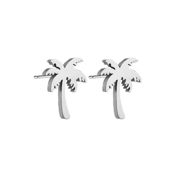 Bulk Jewelry Wholesale stainless steel banana tree Earrings JDC-ES-bq198 Wholesale factory from China YIWU China
