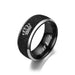 Wholesale Stainless Steel Black Crown Ring JDC-RS-TS016 Rings 腾穗 Black 8MM Her King 6# Wholesale Jewelry JoyasDeChina Joyas De China