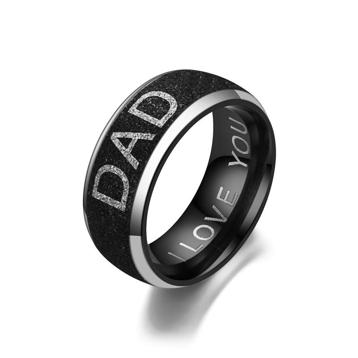 Wholesale Stainless Steel Black Pearl Ring JDC-RS-TS025 Rings 腾穗 DAD 7# Wholesale Jewelry JoyasDeChina Joyas De China