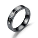 Wholesale Stainless Steel Black Queen Ring JDC-RS-TS039 Rings 腾穗 4MMWomen's 5# Wholesale Jewelry JoyasDeChina Joyas De China