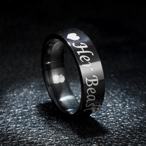 Wholesale Stainless Steel Black Queen Ring JDC-RS-TS039 Rings 腾穗 Wholesale Jewelry JoyasDeChina Joyas De China