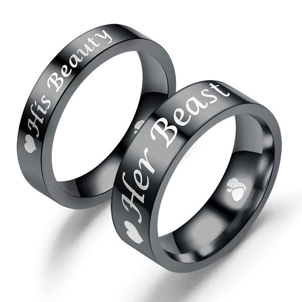 Wholesale Stainless Steel Black Queen Ring JDC-RS-TS039 Rings 腾穗 Wholesale Jewelry JoyasDeChina Joyas De China