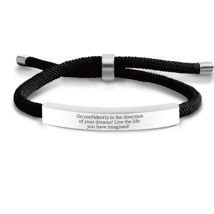 Wholesale Stainless Steel Braided Graduation Season Bracelet JDC-BT-GangGu001 Bracelet 钢古 Wholesale Jewelry JoyasDeChina Joyas De China