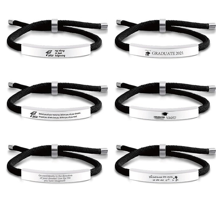 Wholesale Stainless Steel Braided Graduation Season Bracelet JDC-BT-GangGu001 Bracelet 钢古 Wholesale Jewelry JoyasDeChina Joyas De China