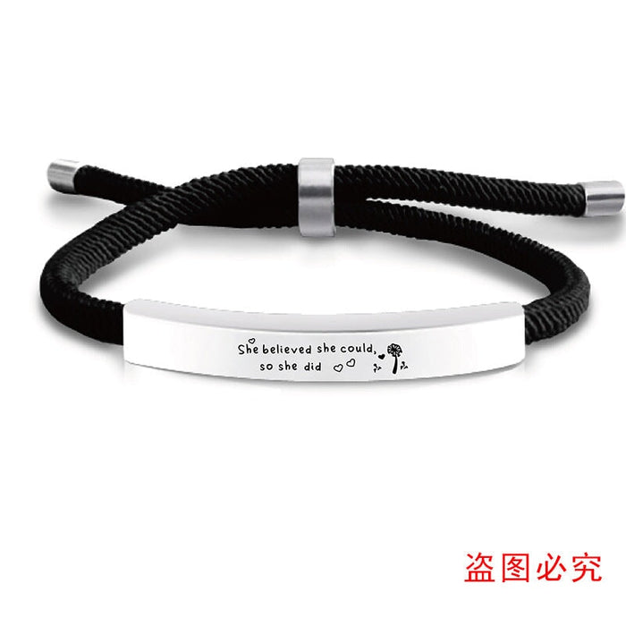 Wholesale Stainless Steel Braided Graduation Season Bracelet JDC-BT-GangGu001 Bracelet 钢古 Wholesale Jewelry JoyasDeChina Joyas De China