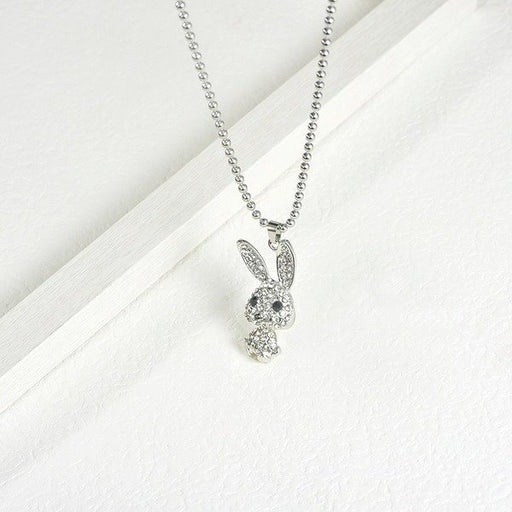 Wholesale stainless steel bunny necklace JDC-NE-YinX004 NECKLACE 伊杏 Wholesale Jewelry JoyasDeChina Joyas De China