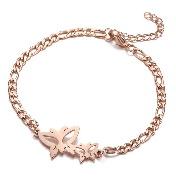 Bulk Jewelry Wholesale stainless steel butterfly bracelets JDC-ST-L030 Wholesale factory from China YIWU China