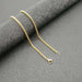 Wholesale Stainless Steel Catholic Necklaces JDC-NE-FY002 Necklaces 福友 Gold 3mm x 61cm chain Wholesale Jewelry JoyasDeChina Joyas De China