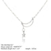 Wholesale stainless steel collarbone Chain Necklace JDC-NE-JJ020 necklaces JoyasDeChina silver Wholesale Jewelry JoyasDeChina Joyas De China