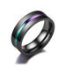 Wholesale Stainless steel colorful men's ring JDC-RS-TS003 Rings 腾穗 8MM colorful 8# Wholesale Jewelry JoyasDeChina Joyas De China