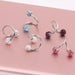 Wholesale stainless steel colorful Rhinestone ball ear studs JDC-ES-Fanp001 Piercings 梵佩 Wholesale Jewelry JoyasDeChina Joyas De China