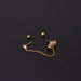 Wholesale stainless steel copper inlaid zircon ear studs MOQ≥2 JDC-ES-HengS010 Piercings 亨森 Wholesale Jewelry JoyasDeChina Joyas De China