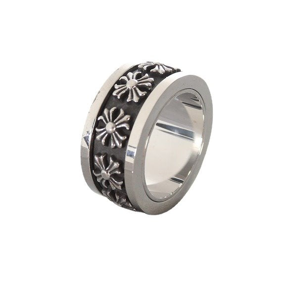 Wholesale Stainless Steel Cross Simple Rings JDC-RS-MRD015 Rings 美日德 Wholesale Jewelry JoyasDeChina Joyas De China
