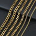 Wholesale Stainless Steel Cuban Chain Necklace JDC-NE-HF003 Necklaces 泓飞 3mm40cm Wholesale Jewelry JoyasDeChina Joyas De China