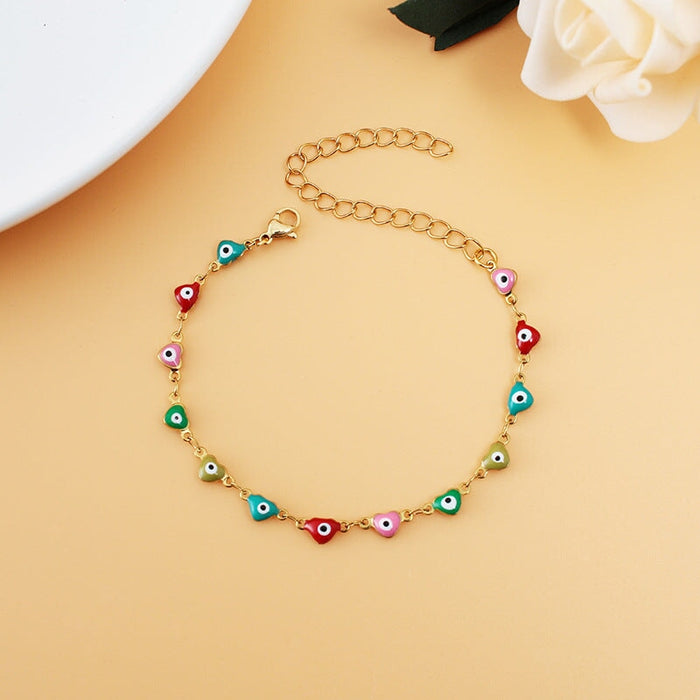 Wholesale Stainless Steel Devil's Eye Bracelet JDC-BT-ZiR003 Bracelet 孜瑞 Wholesale Jewelry JoyasDeChina Joyas De China
