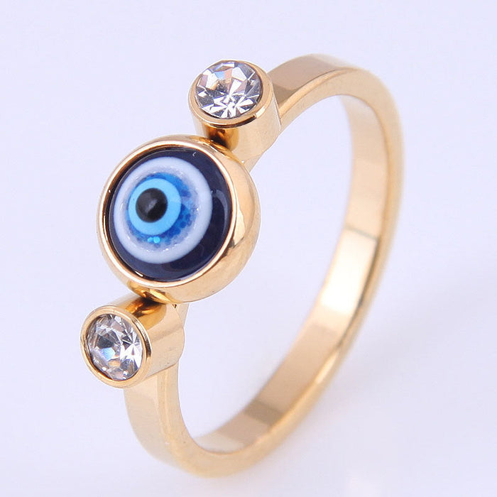 Wholesale Stainless Steel Devil's Eye Rings JDC-RS-WY112 Rings JoyasDeChina 2# Wholesale Jewelry JoyasDeChina Joyas De China
