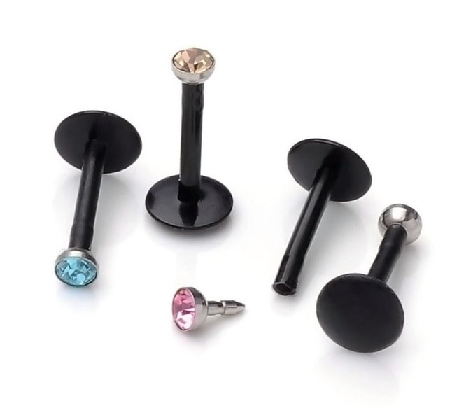 Wholesale stainless steel diamond nose nail JDC-LS-LX012 Piercings JoyasDeChina Wholesale Jewelry JoyasDeChina Joyas De China