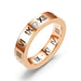 Wholesale Stainless steel diamond ring JDC-RS-TS006 Rings 腾穗 Rose gold 6# Wholesale Jewelry JoyasDeChina Joyas De China