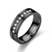 Wholesale stainless steel diamond ring JDC-RS-TS076 Rings 腾穗 black 5# Wholesale Jewelry JoyasDeChina Joyas De China