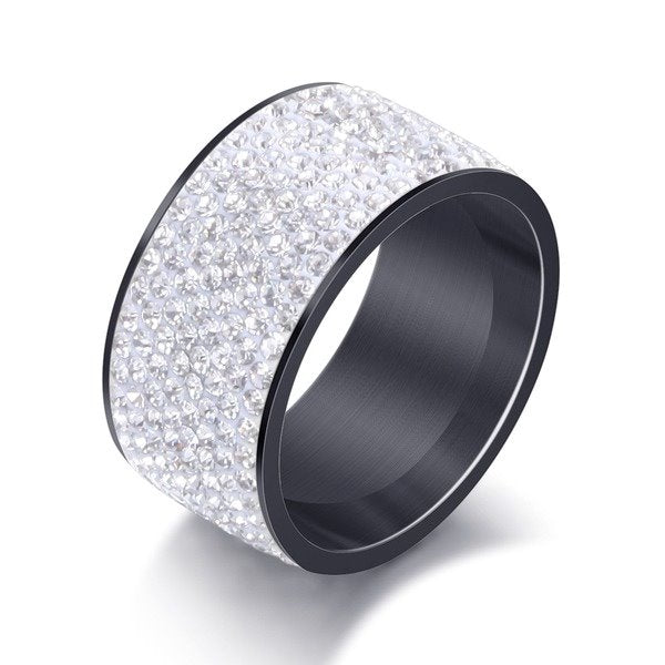 Wholesale Stainless Steel Diamond Rings JDC-RS-Zhongj004 Rings 众喆 Wholesale Jewelry JoyasDeChina Joyas De China