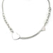 Wholesale stainless steel double love necklace JDC-NE-YinX049 NECKLACE 伊杏 Wholesale Jewelry JoyasDeChina Joyas De China