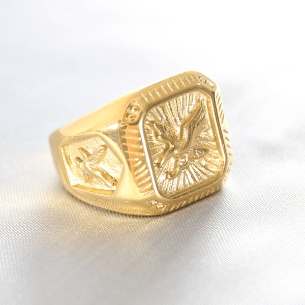 Wholesale stainless steel eagle ring for men JDC-RS-MRD050 Rings 美日德 Wholesale Jewelry JoyasDeChina Joyas De China