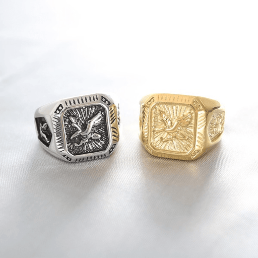 Wholesale stainless steel eagle ring for men JDC-RS-MRD050 Rings 美日德 Wholesale Jewelry JoyasDeChina Joyas De China