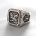 Wholesale stainless steel eagle ring for men JDC-RS-MRD050 Rings 美日德 White No. 7 Wholesale Jewelry JoyasDeChina Joyas De China