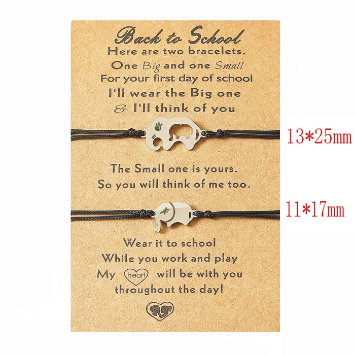 Wholesale stainless steel elephant weaving bracelet JDC-BT-LanT009 Bracelet 阆天 1 Wholesale Jewelry JoyasDeChina Joyas De China